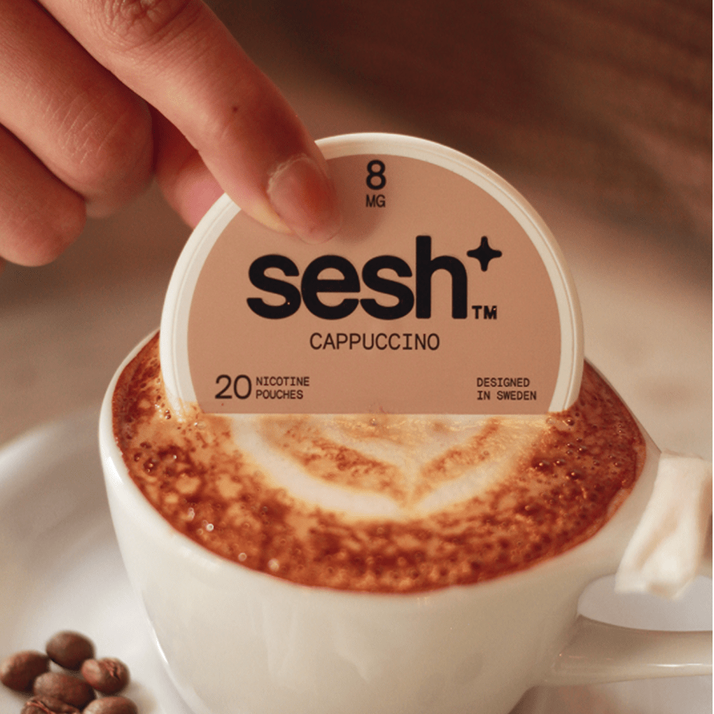 Sesh+ Cappuccino Nicotine Pouch