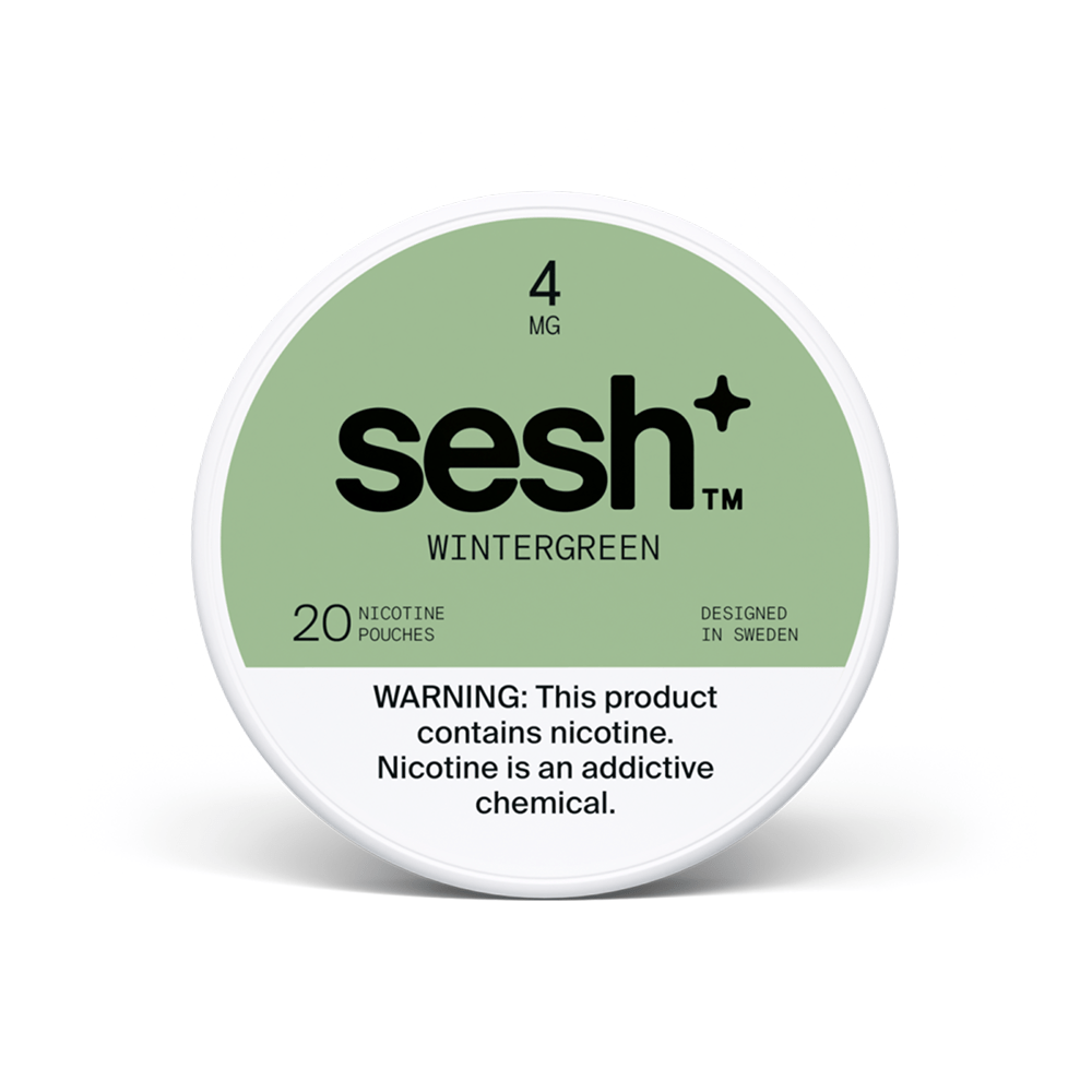 Sesh+ Wintergreen Nicotine Pouches