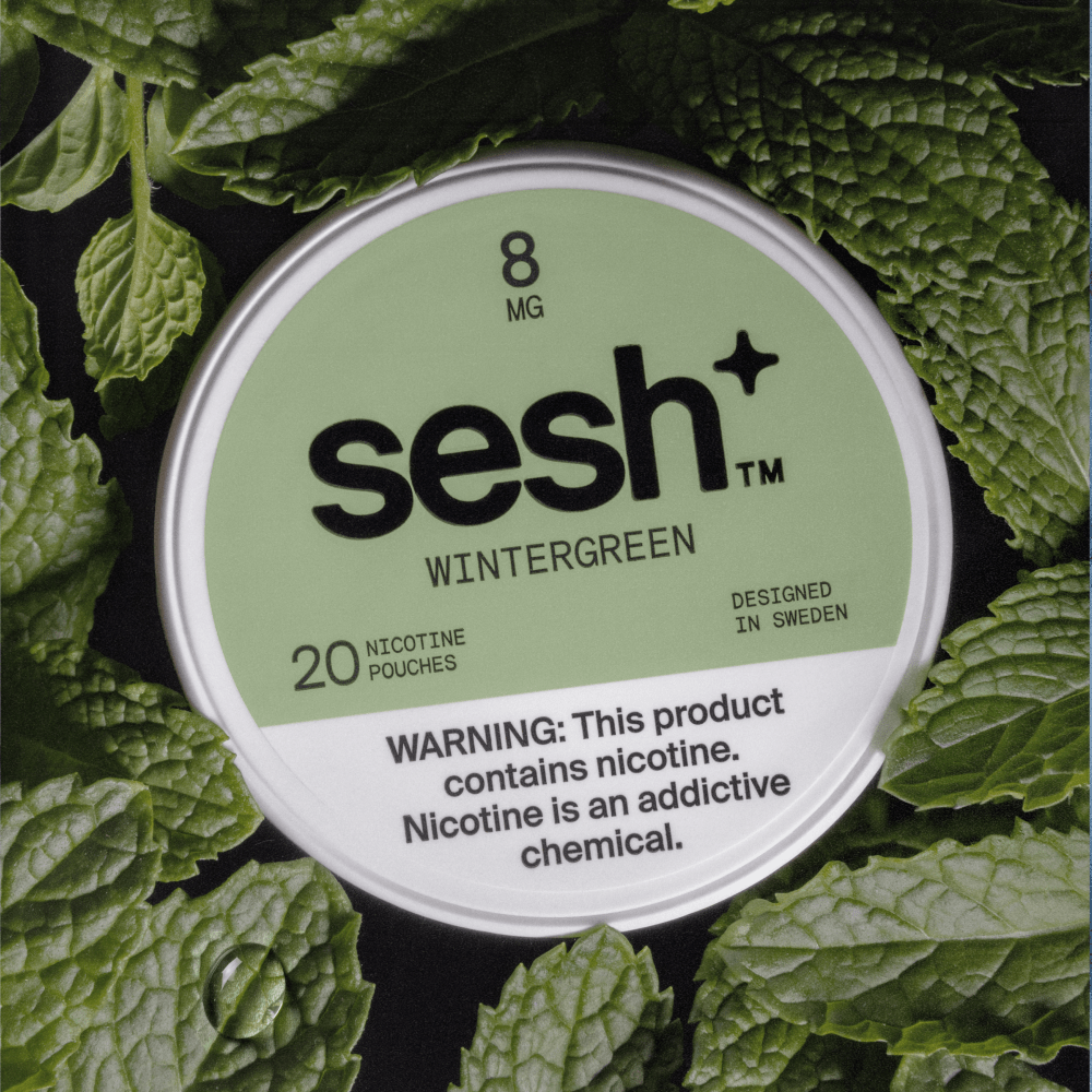 Sesh+ Wintergreen Nicotine Pouches