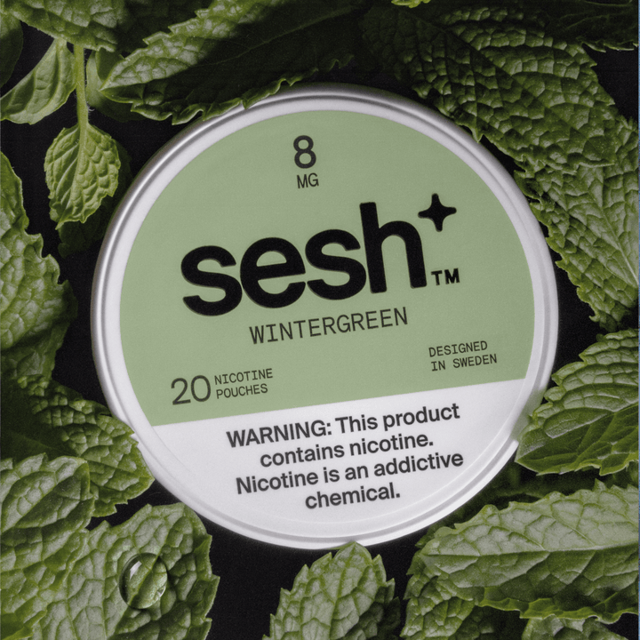 Sesh+ Wintergreen Nicotine Pouches